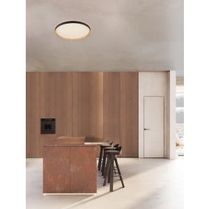 Vomos Triac Dimmable Sandy Black & Wood