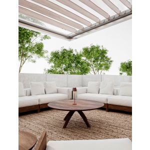 PETIT Sandy Rust Brown Aluminium LED 2