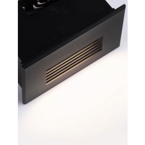 POLKA Sandy Black Aluminium & Glass LED