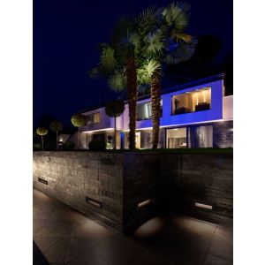 POLKA Sandy Black Aluminium & Glass LED