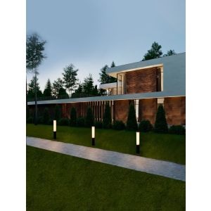 TUBE Sandy Black Aluminium Polycarbonate