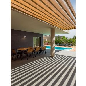 OPERA Sandy White Aluminium & Glass LED