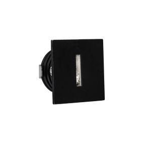PASSAGIO Black Aluminium LED 1 Watt 60Lm