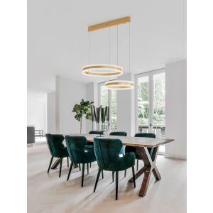 AGOS Gold Aluminium & Acrylic LED 124 Wa