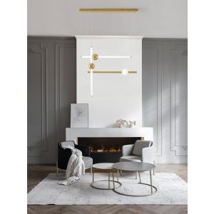 NEUTRON Gold Aluminium & Acrylic LED 10