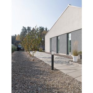 ZOSIA Dark Grey Aluminum & Clear Acrylic