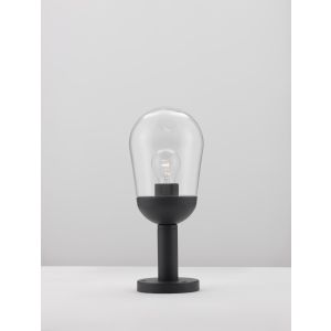 OMIKA Dark Grey Aluminum & Clear Glass L