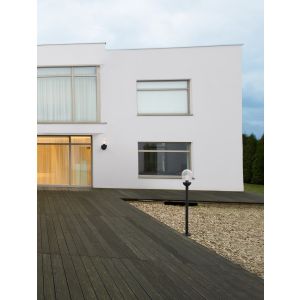 OMIKA Dark Grey Aluminum & Clear Glass L