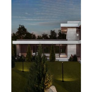 LUXOR Sandy Black Aluminium LED 9 Watt