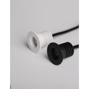 TINY White Aluminium 1W 3V Philips D:2.5