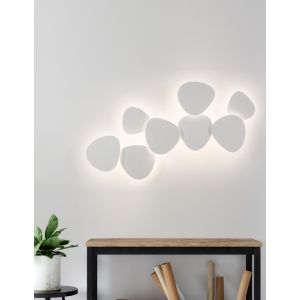 CRONUS White Gypsum & Alumimium LED 12 W