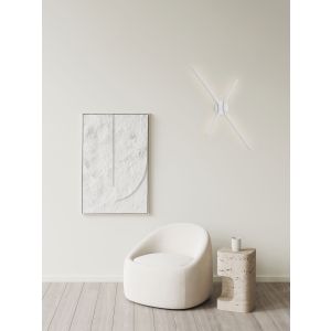 AKRO Triac Dimmable Matt White Aluminium