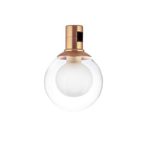 MINIMAL Satin Gold Alum+Glass 5W DC24V P