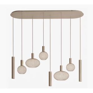 Como-9100 Hanglamp 145 cm Quartz