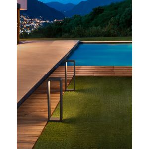 NED Dark Gray Aluminium LED 6 Watt 480Lm