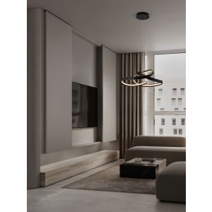 OLIA Triac Dimmable Sandy Black Aluminiu