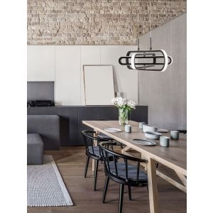 ARTE Matt Black Aluminium & Acrylic LED