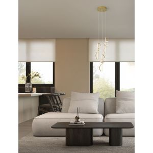 SOLINE Triac Dimmable Gold Metal & Acryl