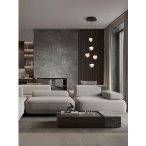 ALICIA Triac Dimmable Sandy Black Alumi