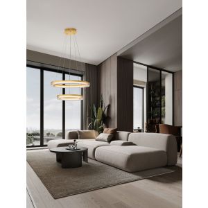 LUANA Triac Dimmable Brushed Gold Alumi