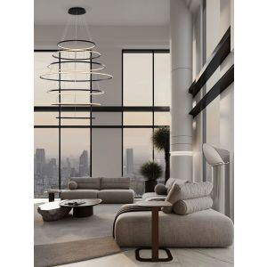 MAELO Triac Dimmable Sandy Black Alumini