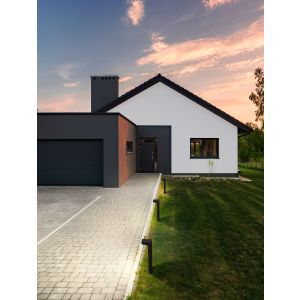 ROB Sandy Black Aluminium & Glass LED 11