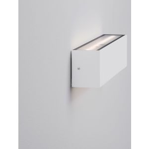 ALLURE Sandy White Aluminium & Glass LED