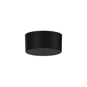 Plafondrozet rond zwart 1V +driver 350mA