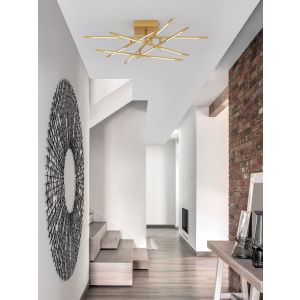 RACCIO Gold Metal & Acrylic LED 48 Watt
