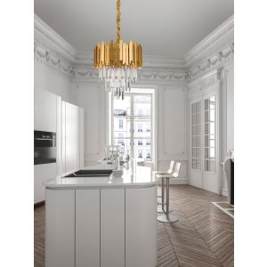 GRANE Gold Metal & Crystal LED E14 4x5 W