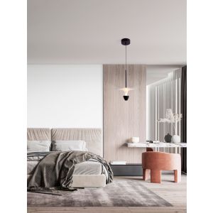 Luet Sandy Black & White Aluminium LED