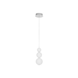 PERLA Chrome Metal & Opal Glass LED 11 W