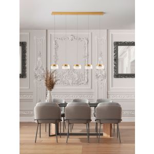 Bion Brass Gold Metal & Clear Acrylic LE
