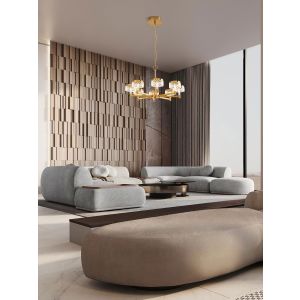 Bion Brass Gold Metal & Clear Acrylic LE