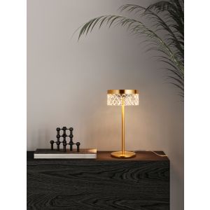 Bion Brass Gold Metal & Clear Acrylic LE