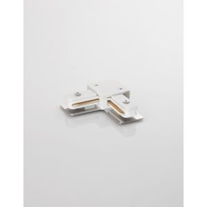 White Aluminium L connector 2 Wires