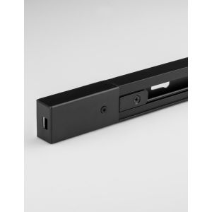 Black Aluminium 2 wires track rail sock