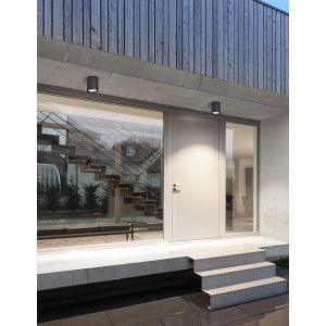 CECI Sandy Black Aluminium Glass Diffuse