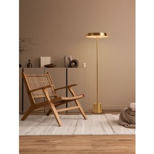 Vetro Satin Gold Aluminium & Acrylic Bla