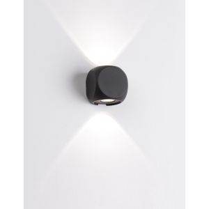 ZARI Sandy Black Alum. & Glass LED 2x2 W