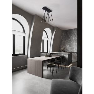 STILVI Sandy Black Aluminium LED 17Watt