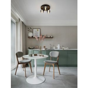 Kita Triac Dimmable Sandy Black Steel &