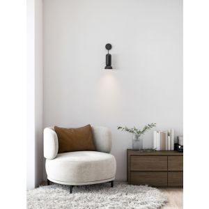 PARLO Stone Black Ceramic Shade & Sandy