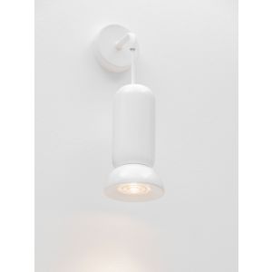 PARLO Shiny White Ceramic Shade & Sandy
