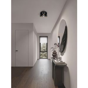 MARLIN Sandy Black Metal LED GU10 3x10Wa