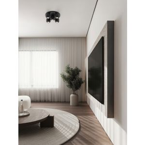MARLIN Sandy Black Metal LED GU10 5x10Wa