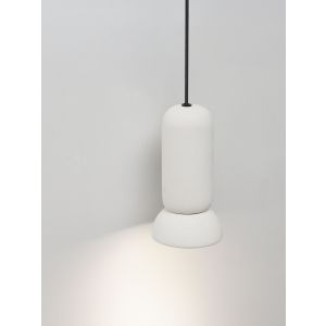 PARLO Sandy White Ceramic Shade & Sandy