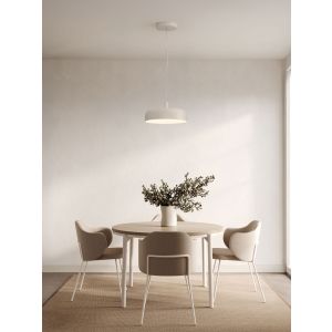 NOELIA Triac Dimmable Cream Steel, Alum