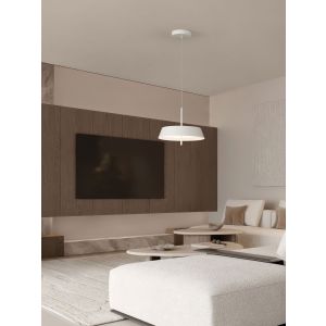 VELIO Triac Dimmable Matt White Steel, A
