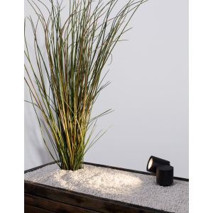 FOCUS Black Aluminium Glass Diffuser LED